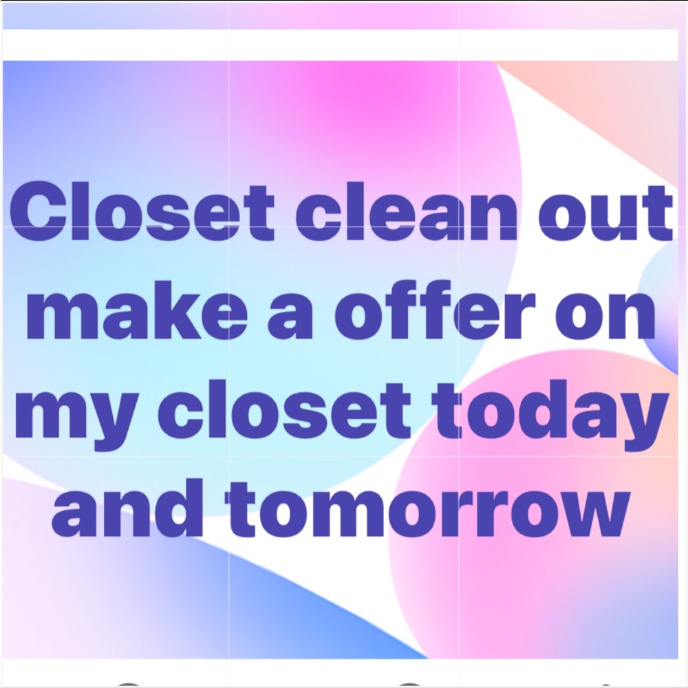 Having a sale today and tomorrow